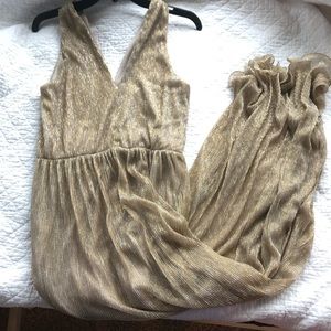Gold Cocktail Dress.